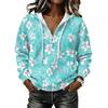 Women's Vintage Print Hoodie with Long Sleeves Pullover Top