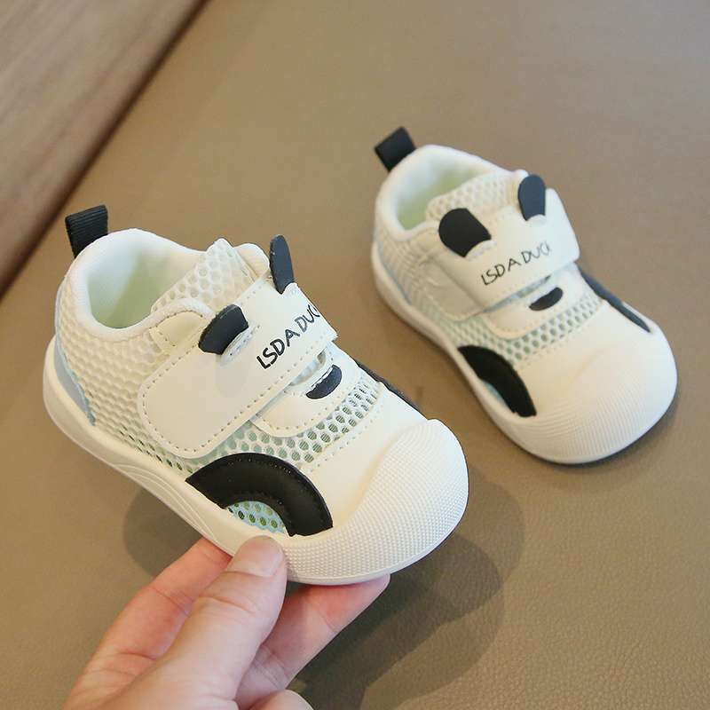 Baby Summer Shoes New Girls Net Shoes Spring and Summer Soft Sole Non-slip Baby Step Shoes Mesh Breathable Sandals Net Shoes