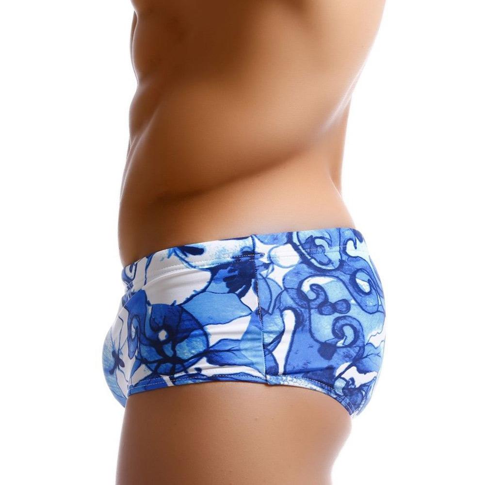 Badetøy mote for menn Badebukse for menn Lav midje med avtagbar pute Badetøy Elastiske strandshorts