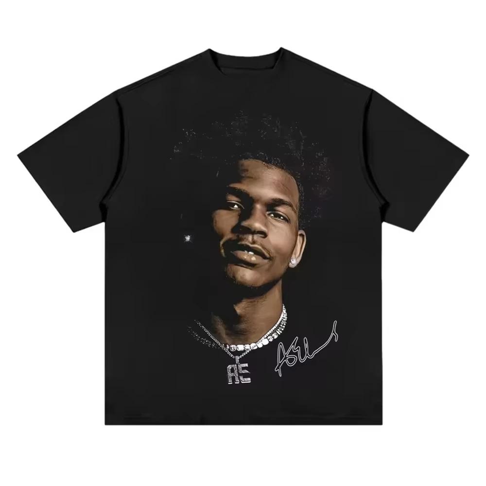 

Men Women Summer American Basketball Stars Cotton TShirt Printed Short Sleeve Versatile Neckline Vintage Casual Men and Women L