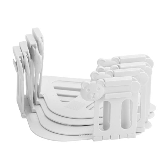 4Pcs Bear Bed Sheet Holder with Lock Strip Bedsheet Corner Fastener