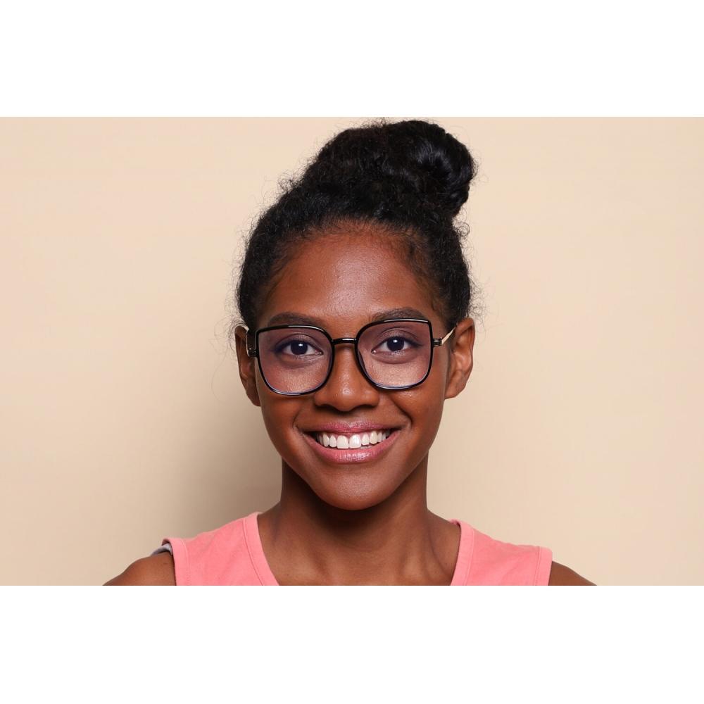 Full Rim Cat Eye Black Smartbuy Collection Hydee Blue Light Block 265 C1 Fashion Women Eyeglasses