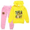 TZWYTralalero Tralala Hoodie Kinder Italienisches Gehirnfäule Kleidung Junioren Jungen Mädchen Kapuzenpullover Jacke Hose 2-teiliges Set Kinder-Sets