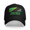 Zanzibar Urlaubs Souvenir Lässige Baseballkappe Laufen Hippie Truckerhut Sommer Atmungsaktiv Herren Damen Street Style Baseballkappen