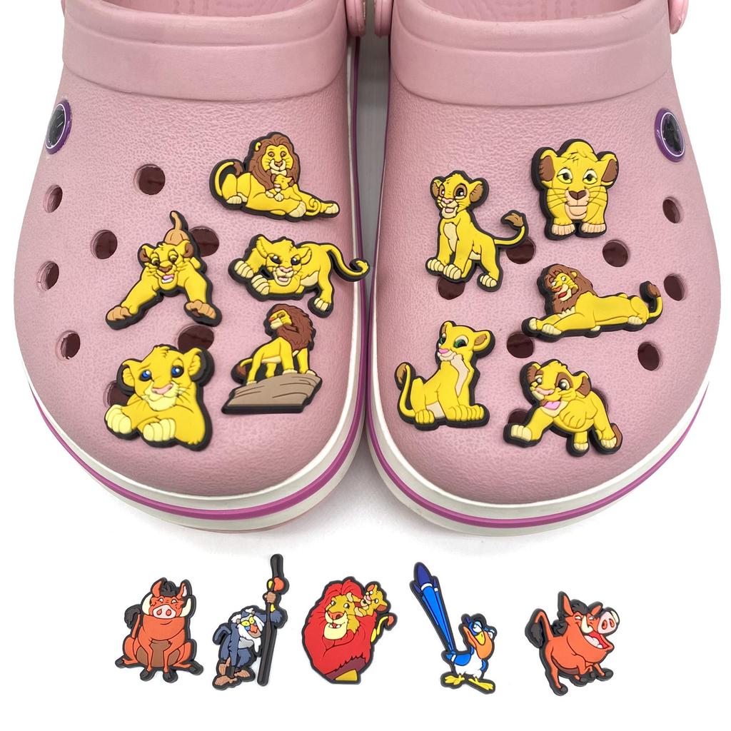 The Lion King Removable Shoe Buckles - Flower Clog DIY Accessories Jibbitz Shoe Decorations