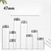 6pcs Cork 47mm Glass Bottle Mini Candy Jar Test Tubes Flower Powder Storage Container Bottles Borosilicate Holder Wish Wishing