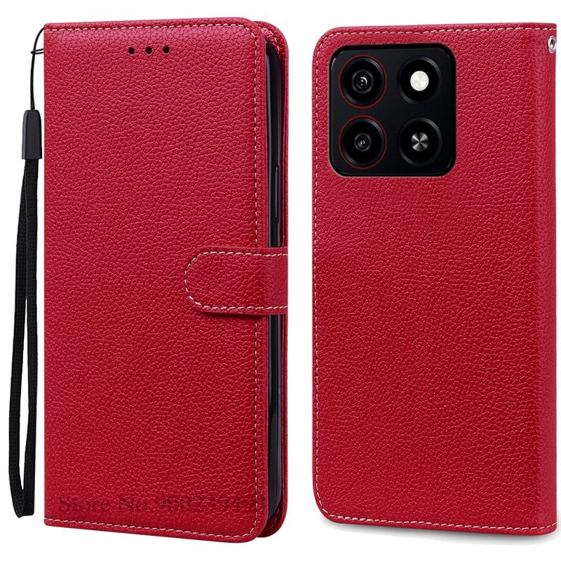 For ZTE Blade A35 Back Cover Phone Case For ZTE Blade A35 Case Soft Silicone Wallet Leather Flip Cover For ZTE Blade A35 Fundas