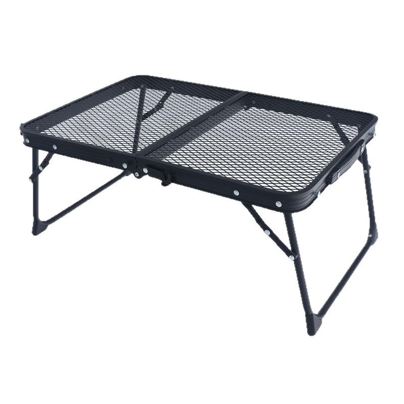 Ultra lekki składany taktyczny stół kempingowy - przenośny model piknikowy ze stopu aluminium.