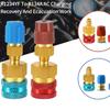 R1234Yf To R134A Quick Connectors Adapter For Car Ac Car Accessories Tools A/C Refrigerant Fluorinated Liquid Connector