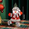 Navidad  Christmas Decoration Plaid Christmas Pendant Christmas Tree Pendant Bead Leg Pendant  Xmas Tree Decor Figurine Ornament