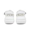 Crocs Crush Clog Aoyama Silver Buckle Movement Simple and Versatile Fashion Trend Casual Hole Shoes Women's White