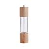 Wooden Manual Adjustable Natural Kitchen Tool Spice Grinder Salt and Pepper Mill Sea Salt Jar