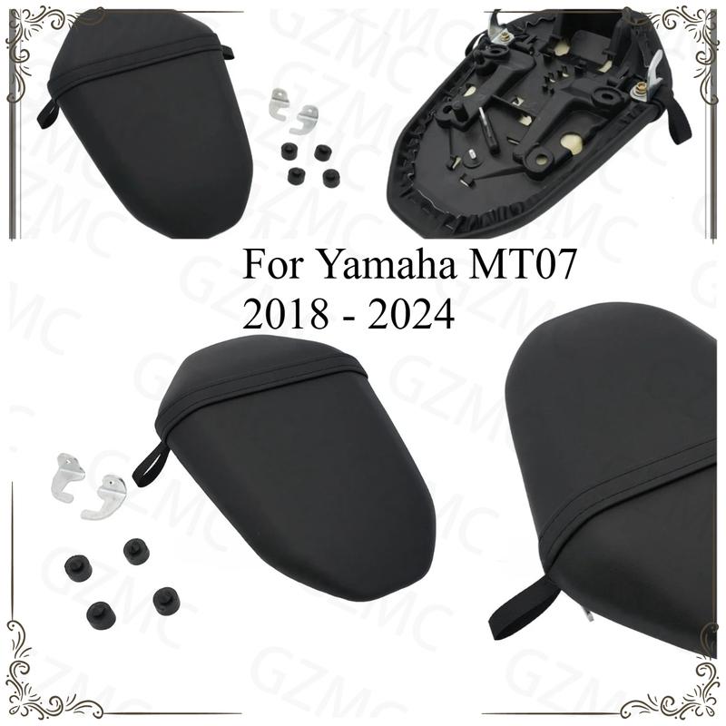 Motorcycle MT 07  Rear Seat Cushion Accesorios For Yamaha MT07 2018 - 2024 Rear Passenger Seat Saddle Pillion