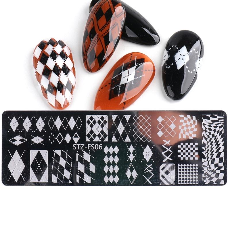 Nail Art Stamping Plates Flower Moon Snowflake Animals Design Nail for Image Stamp Plates Manicure Templates Nail Art To