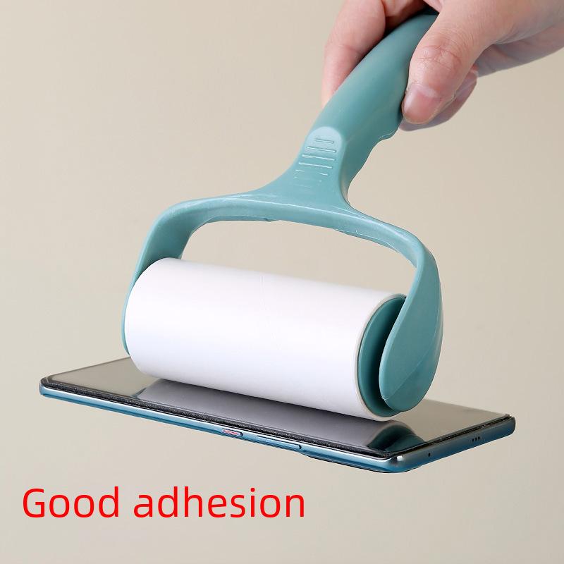 1 buc rolă adezivă tip lacrimă praf hârtie portabilă cârpă-îndepărtarea lipicioasă rolă perie haine scame îndepărtator role de scame perii