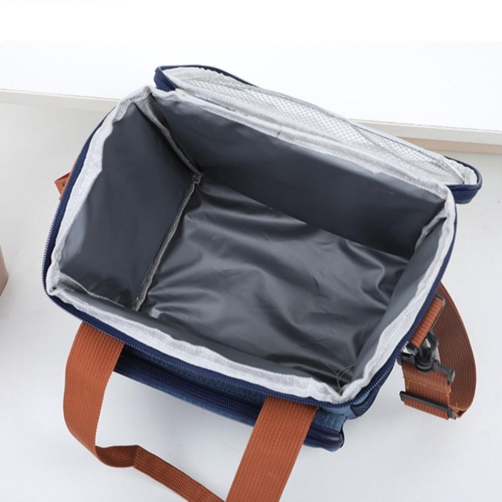 Large Capacity Lunch Bag Portable Insulated Case Fashion Picnic Cooling Box  Outdoor Camping