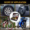 Car Tire Repair Tool Tire Repair Kit Studding Tool Set With EVA Storage Case Auto Bike Puncture Plug Garage Needle Nose Pliers