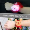Glowing Christmas Bracelets Circle Wrist Bands Light Up Wristbands for Xmas Party Decoration Elk Wrist Band