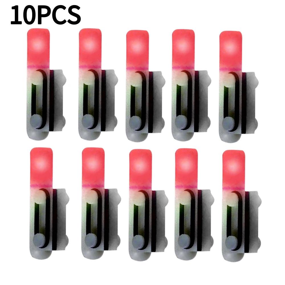 3-10PCS Color Changing Fishing Rod Tip Alert LED Induction Bite Alarm Auto Light For Outdoor Fishing Tool Fish Bite Alarms Light