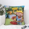Cartoon B-Bob B-Builder Pillow Case Kawaii Pillow Cover Comfy Pillowcases For Living Room Bed Chair