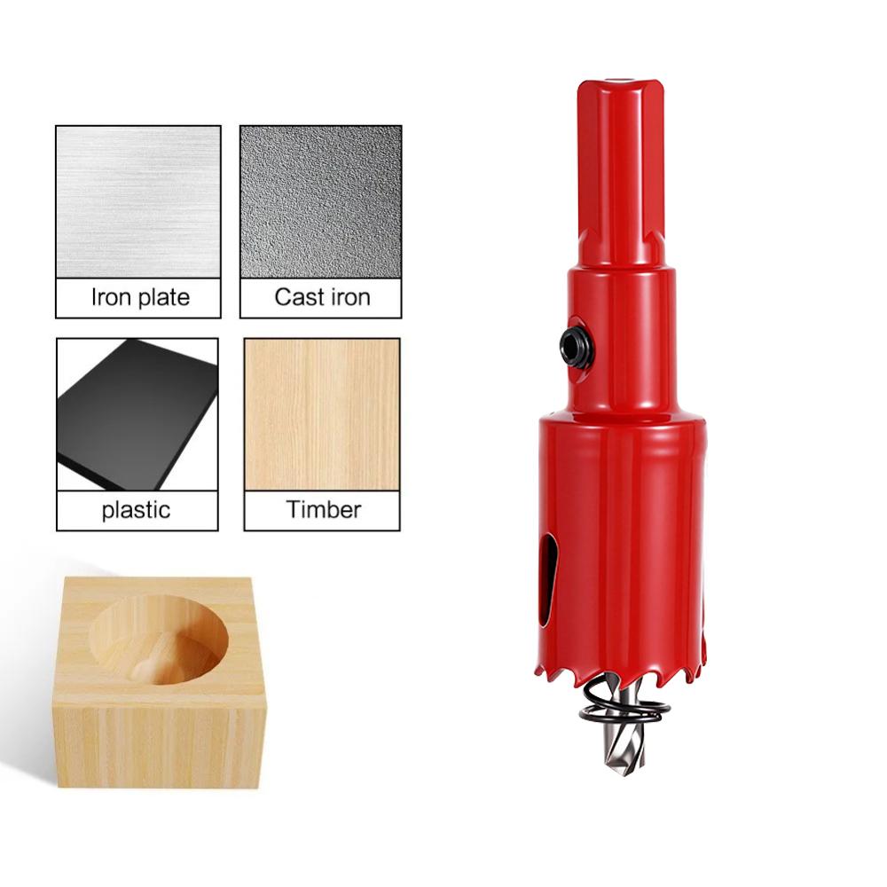 Metal Hole Opener Diameter 15/16/20/22/25mm Water Pipeline Woodworking Metal Aluminum Gypsum Board Drill Bit Drilling Tool