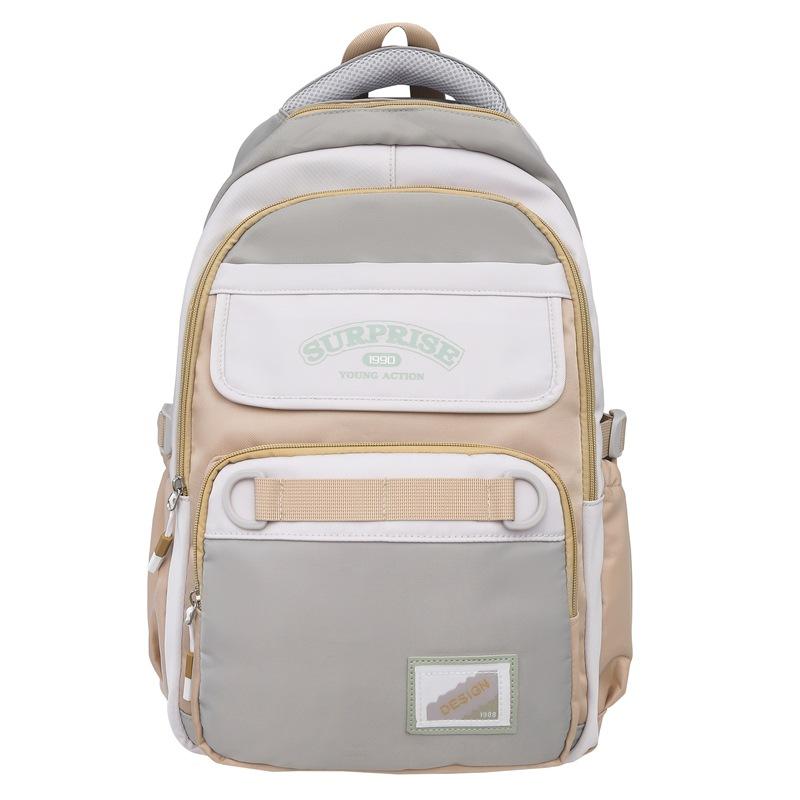 

Large Capacity Backpack New Style College Style Junior High School High School College School Bag Leisure Travel Commuter Backpack