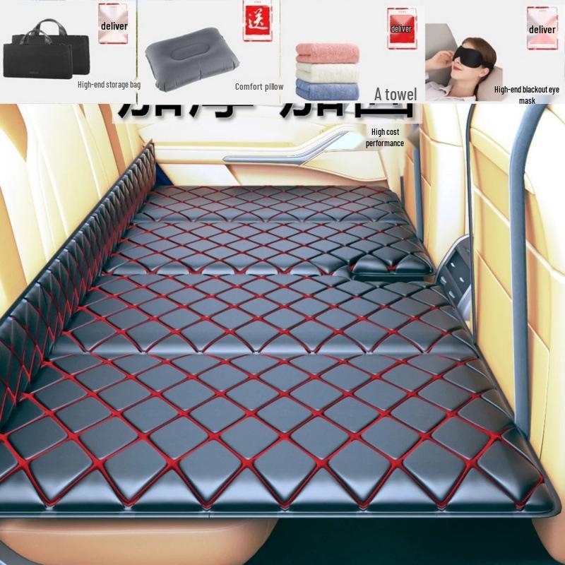 

Складане ліжко для автомобіля: Надувний килимок для сну в задньому сидінні для подорожей на автопілоті
