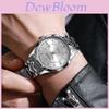 Quartz Mens Watch With Luminescent Dial Calendar Business Style For Adults