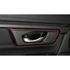 For Honda CRV CR-V 2017- Carbon Fiber Inner Door Handle Lock Cover Decor 4*
