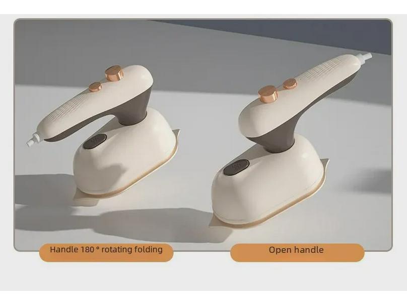 Compact Wall-Mounted Handheld Steam Iron: Portable Mini Electric Iron for Home and Travel