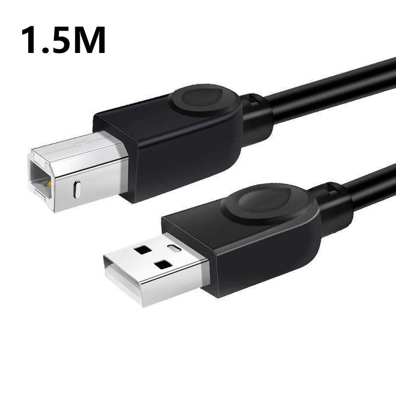 1.5/3/5M Usb Printer Cable Usb Type A To B Male To Male For Canon  Hp Label Printer Dac Usb Printe Usb 2.0 Printer Cable