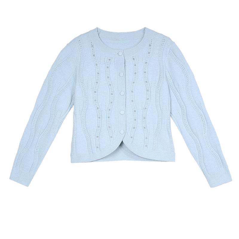 

Женский вязаный кардиган BETU 2025 Осень с бисером L