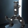 Universal Aluminum Alloy Rotating Clamp with 360 Swivels Ball Head Camera Mount Adapter Fit Tripods Rod Crossbars Gimbals Systems