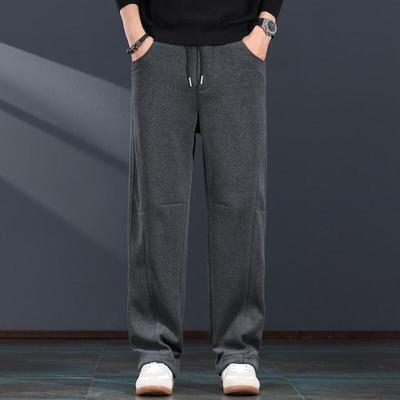 Jie Leinuo Herren Chenille Locker Geschnitten Freizeit Hose