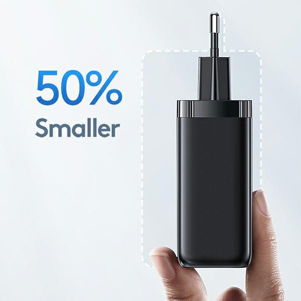 Usams Ład. Siec. 1Xusb-C+1Xusb T47 65W(Only Head) Pd Fast Charging Super Si Biały/White Cc153Tc02  (Us-Cc153)