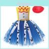 Toy Story Woody Costume Dress For Girls With Cartoon Print And Princess Skirt For Playtime