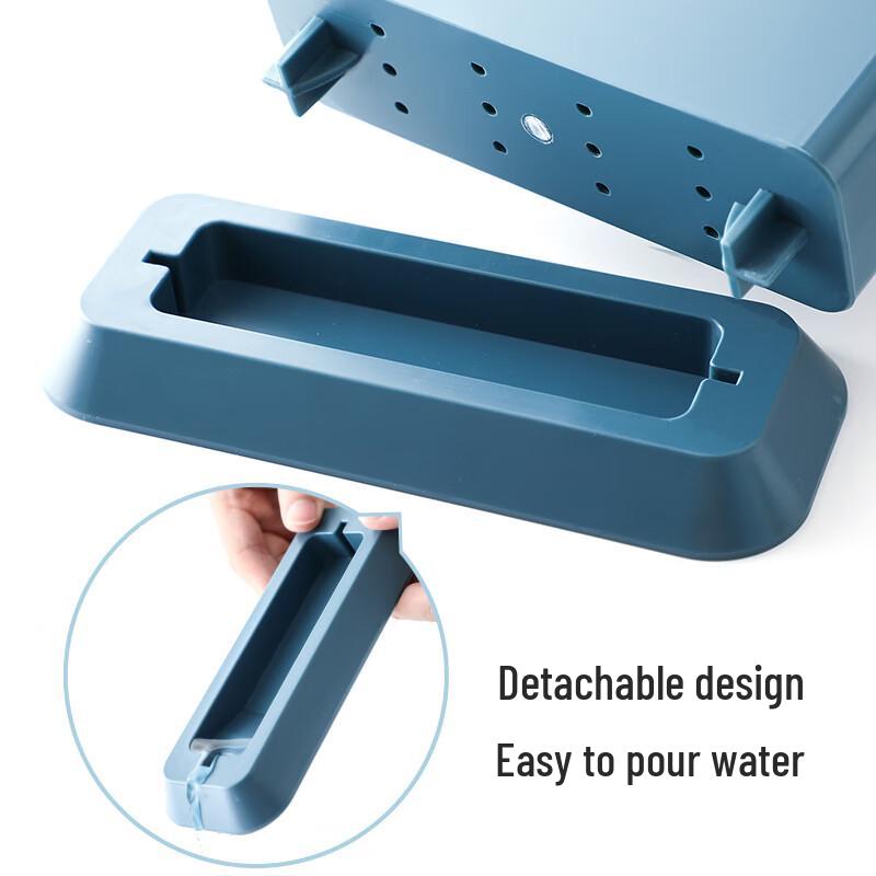Plastic Draining Knife and Chopping Board Holder