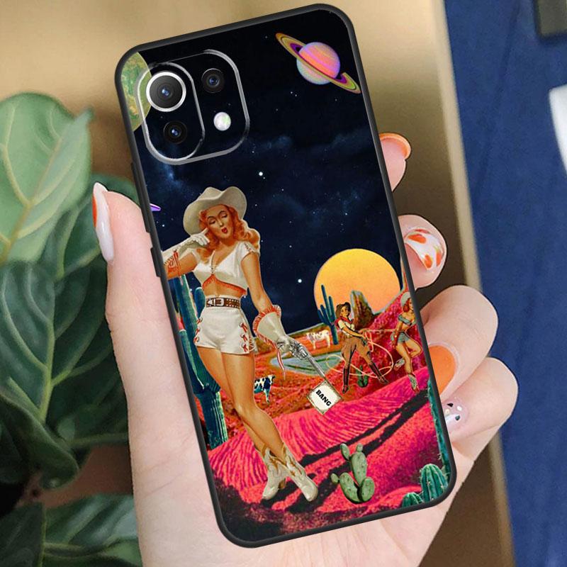 Space Cowgirl Case For Xiaomi 15 14 Ultra 13T 14T 15T Pro 17 Pro Max POCO F8 F7 F5 F6 X5 X6 X7 Pro Coque
