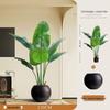 Large Faux Bird of Paradise Tree - Indoor Living Room Floor-Standing Luxury Green Plant Decor