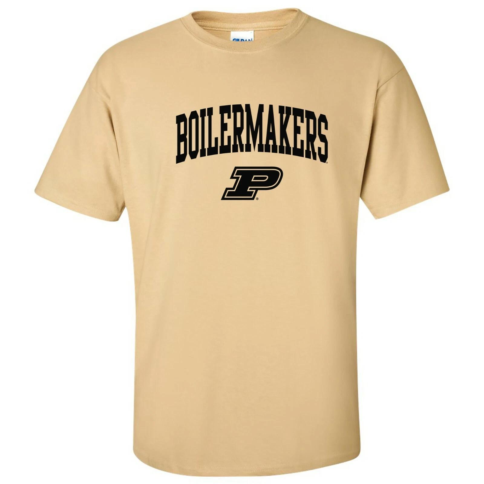 Purdue Boilermakers Mascot Arch Logo - Short Sleeve College T-Shirt XL