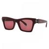 Salvatore Ferragamo Ferragamo Burgundy Cat Eye Ladies Sunglasses Sf2013s 606 52 Multi