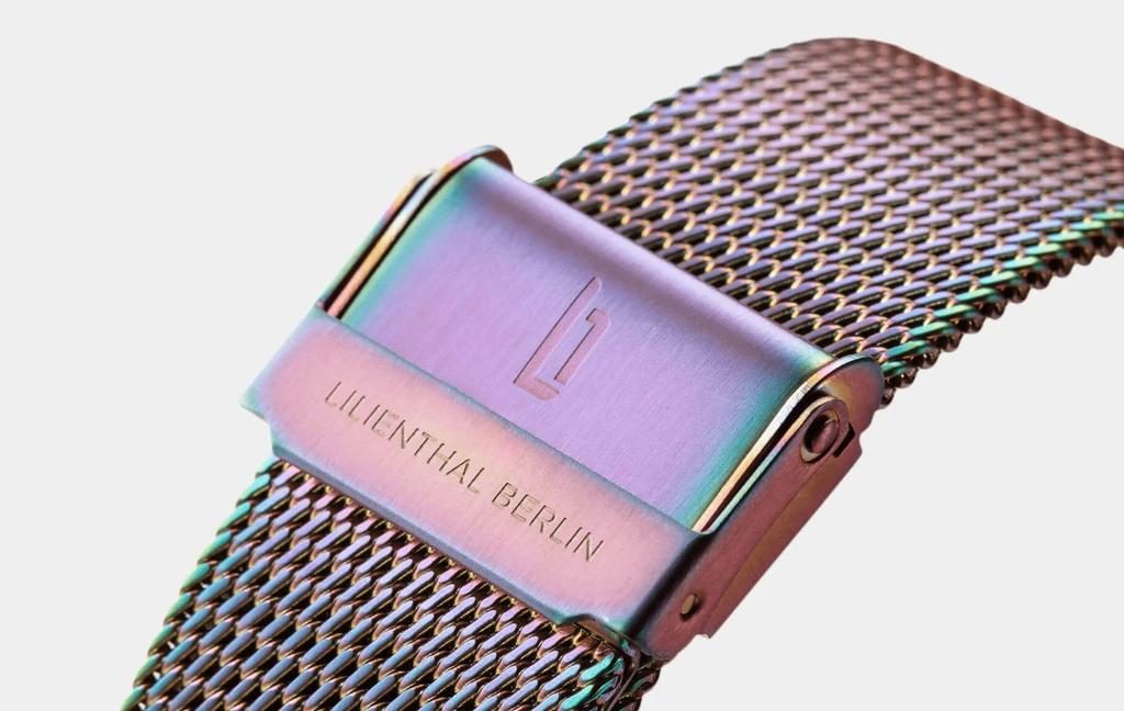 Lilianthal Berlin Mała Sekunda Wykonany w Wielokolorowy Zegarek Męski, Niemcy, L01-110-B023I,