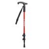 CAPTAIN STAG Trekking Type Lever FEEL BOSCO Poles, 2, 3-Section, Lock, T-Grip, Red, UM-2335