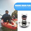 Marine Drain Plug Stern Wire Plug Bilge Sewage Outlet Kayak Boat Drain for Valve 316 Stainless Steel Replacement Repair