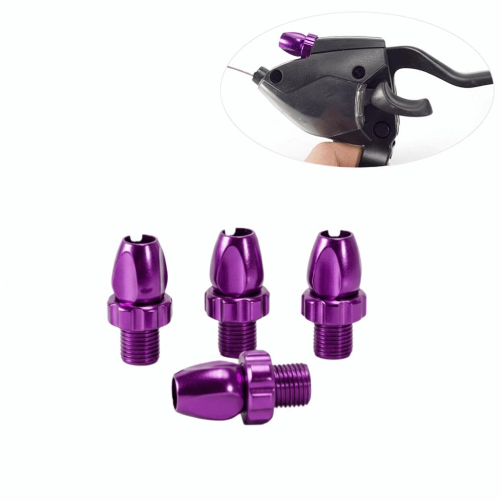 4PCS 10mm Brake Handle Levers Adjuster Aluminum Alloy Bike Brake Adjuster Screws  Workshop Use