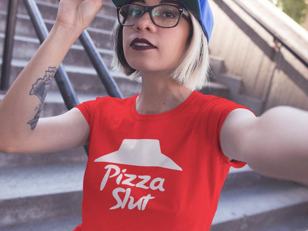 PIZZA SLUT T-SHIRT ADULT WEAR