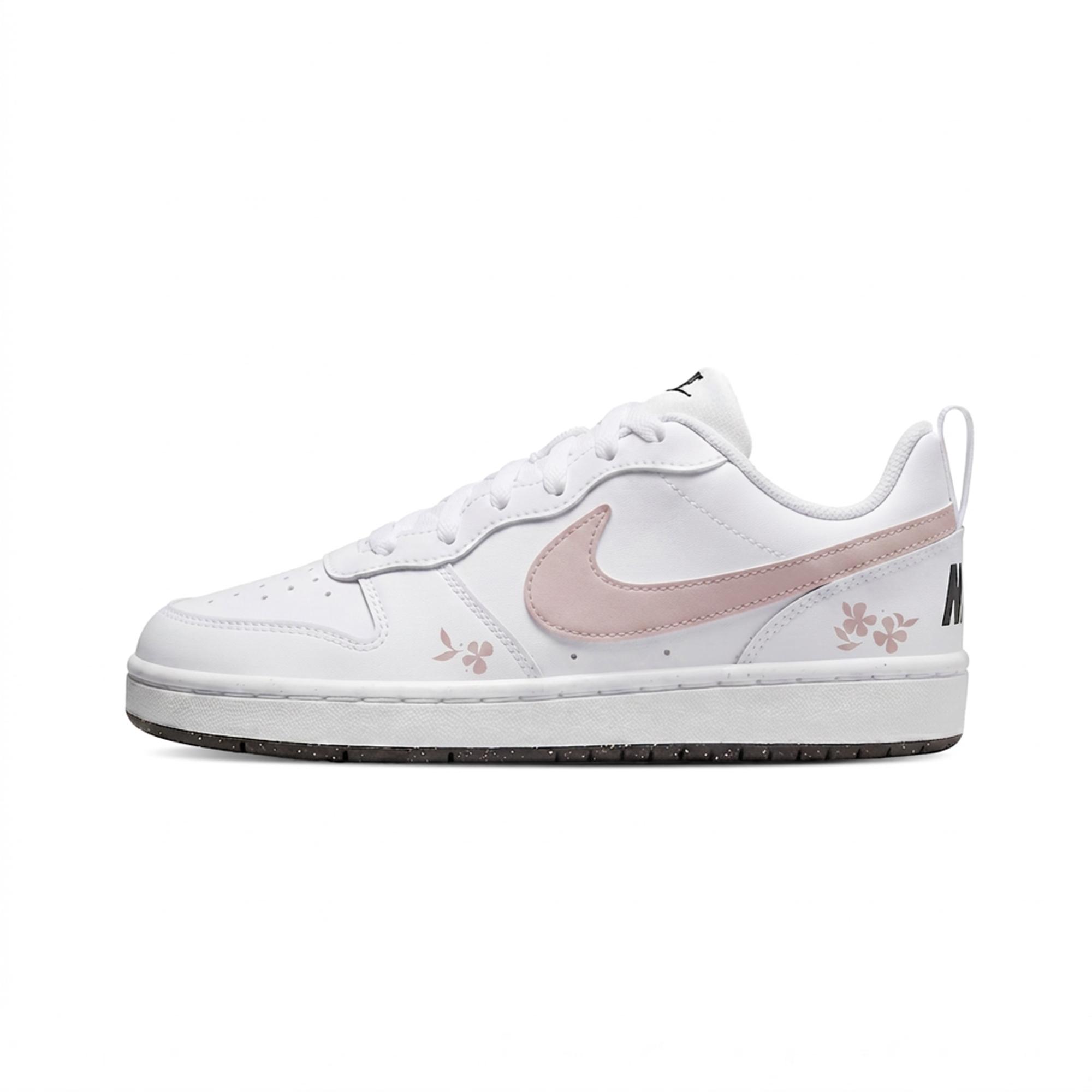 

Nike Court Borough Abrasion Resistant Skateboard Shoes Unisex White Pink DV5456-104(Team577-) 39