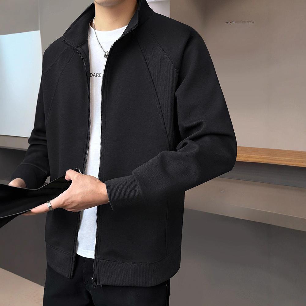 

Весенне-осенняя мужская новая модная повседневная свободная мужская куртка со стойкой воротником, осенний топ 4XL