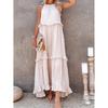 Abiti Lunghi Estivi Carini da Donna Senza Maniche Casual Svasati Taglie Forti Sexy Maxi Abito Occasioni Formali Festa Serale
