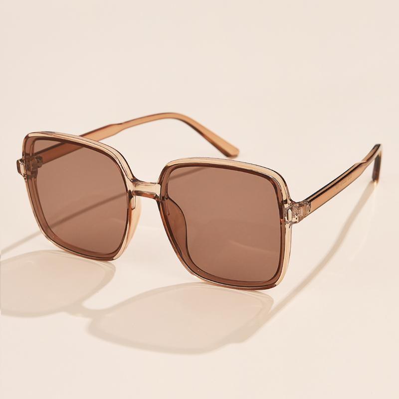 

New Fashion Decorative Sunglasses Women Vintage Square Sun Glasses Female Trendy Outdoor Sports Eyewear Uv400 show as picture